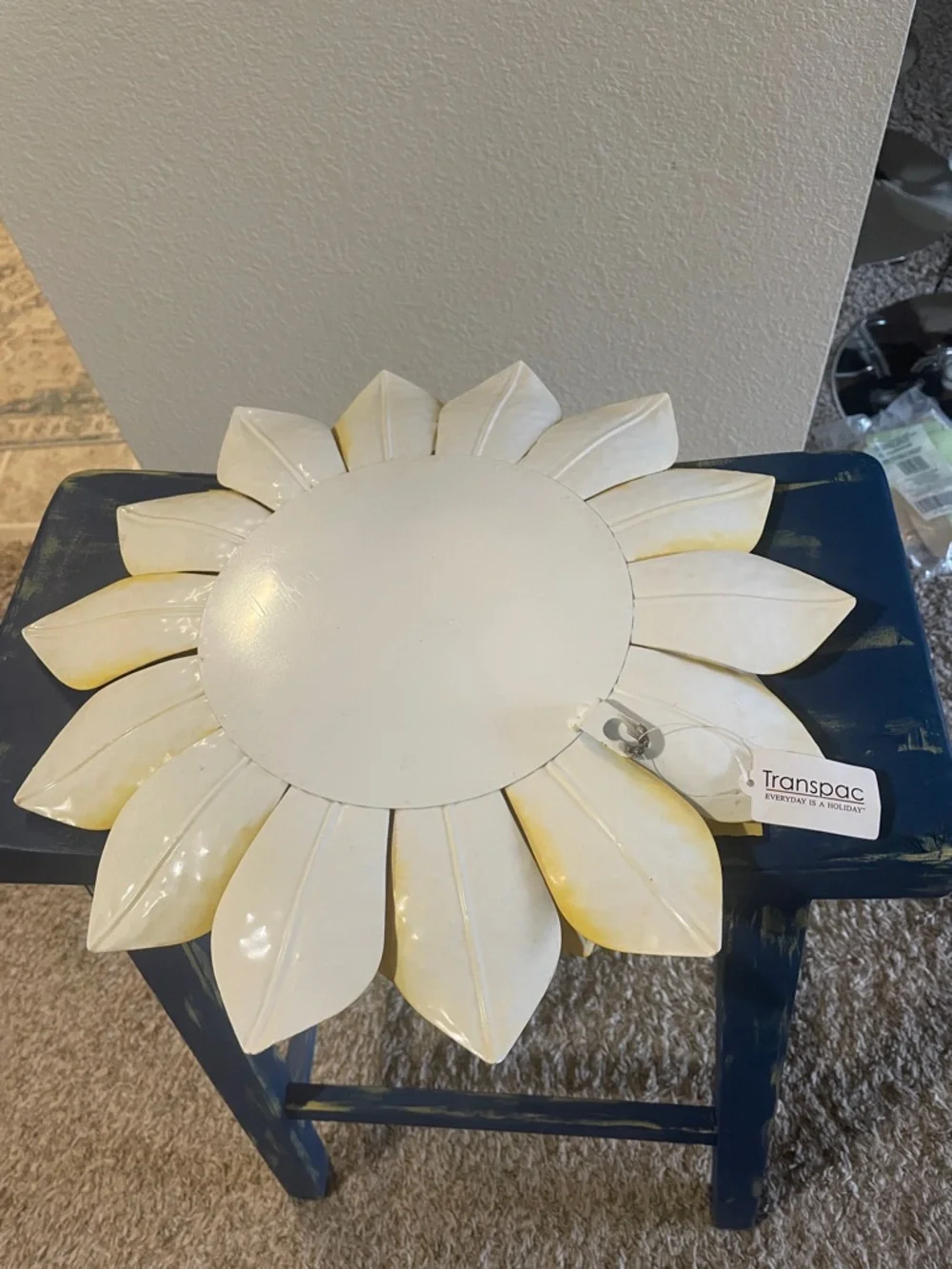 Yellow Metal Sunflower Wall Decor
